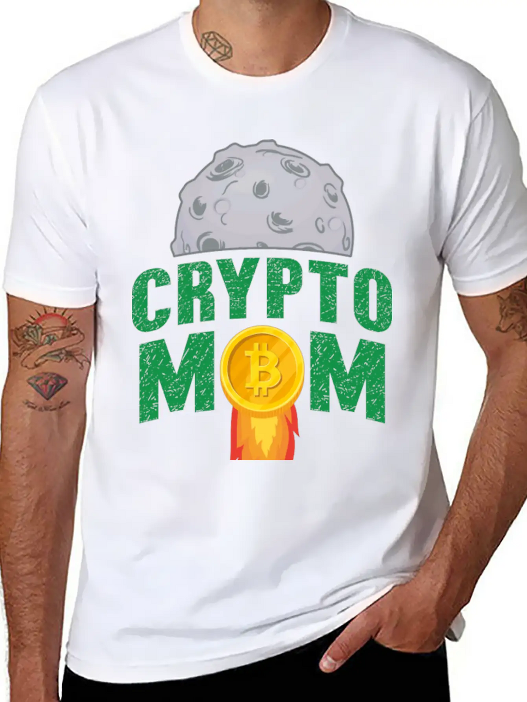 Crypto Bitcoin Mom Timeless Short Sleeve Tee – Comfy And Minimalist Design