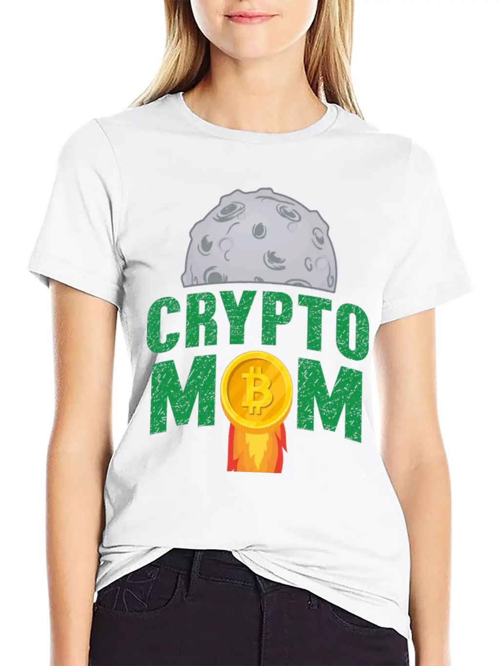 Crypto Bitcoin Mom Timeless Short Sleeve Tee – Comfy And Minimalist Design