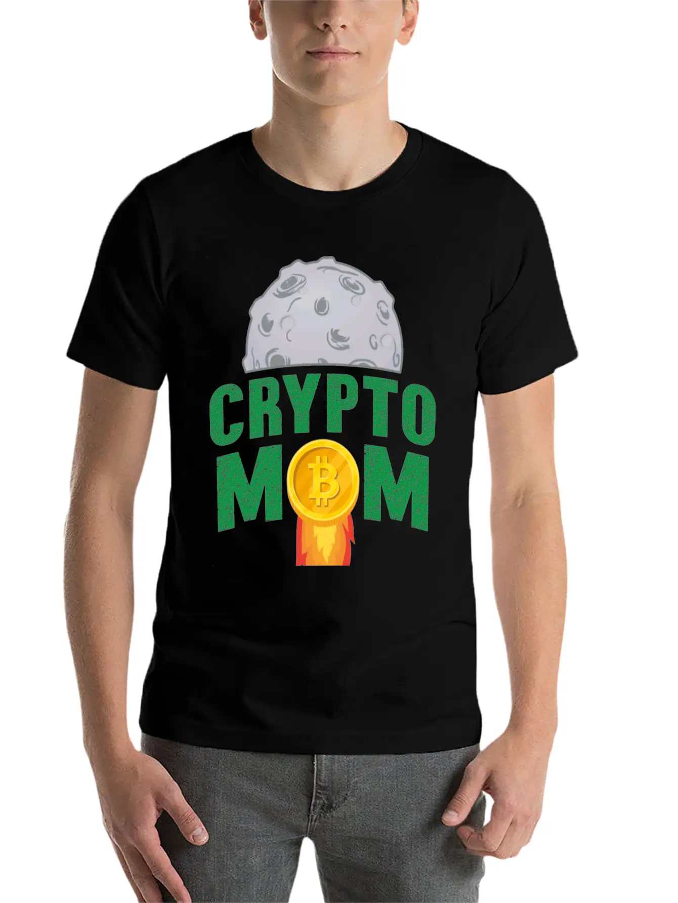 Crypto Bitcoin Mom Timeless Short Sleeve Tee – Comfy And Minimalist Design