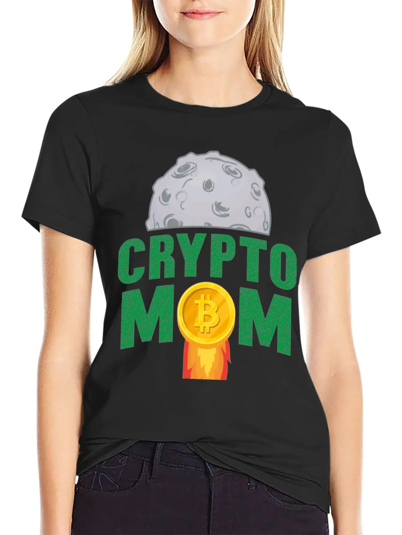 Crypto Bitcoin Mom Timeless Short Sleeve Tee – Comfy And Minimalist Design