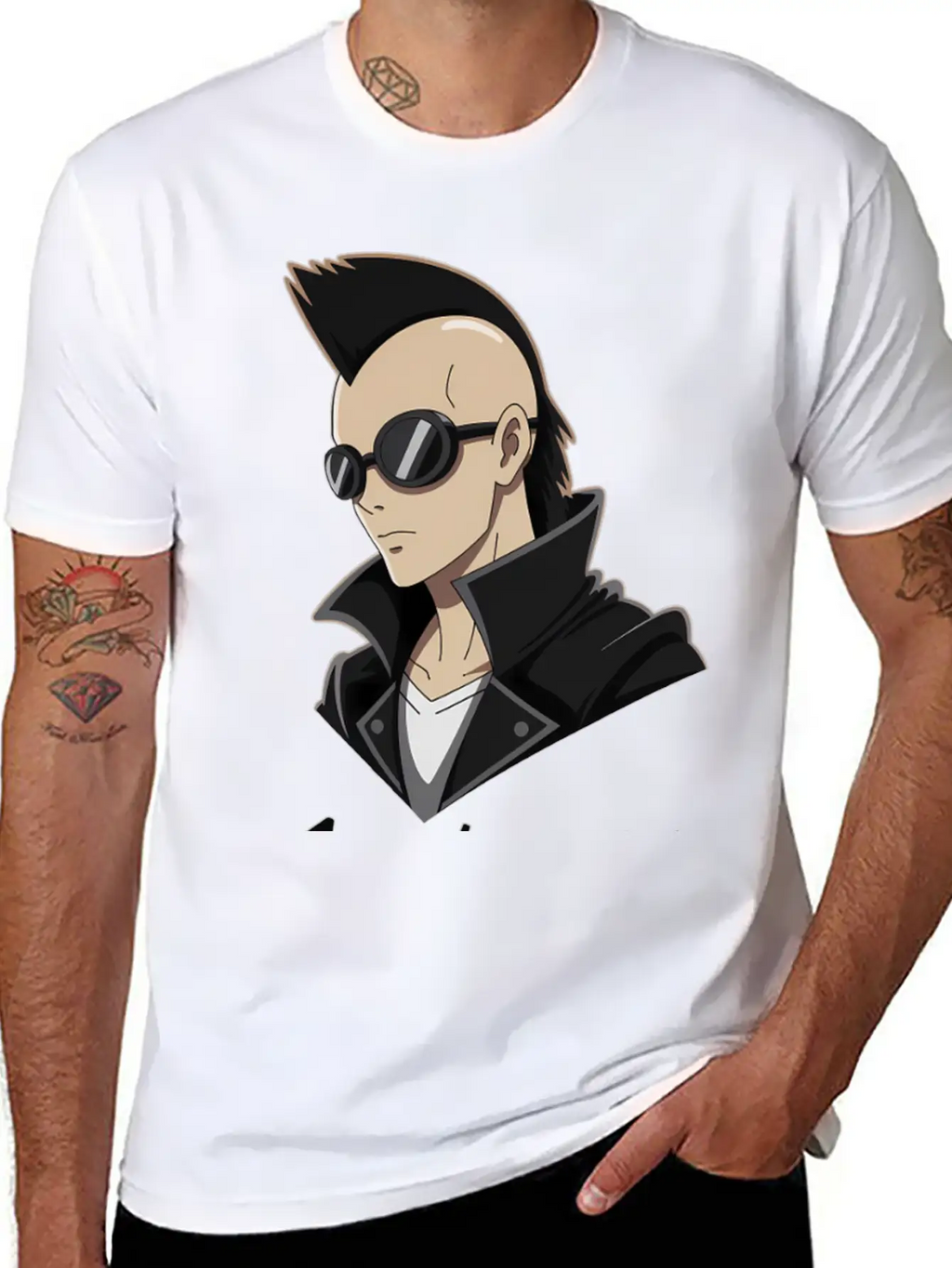 CRYPTO CYBER PUNK Basic Graphic T-Shirt – Daily Comfort In Soft Cotton