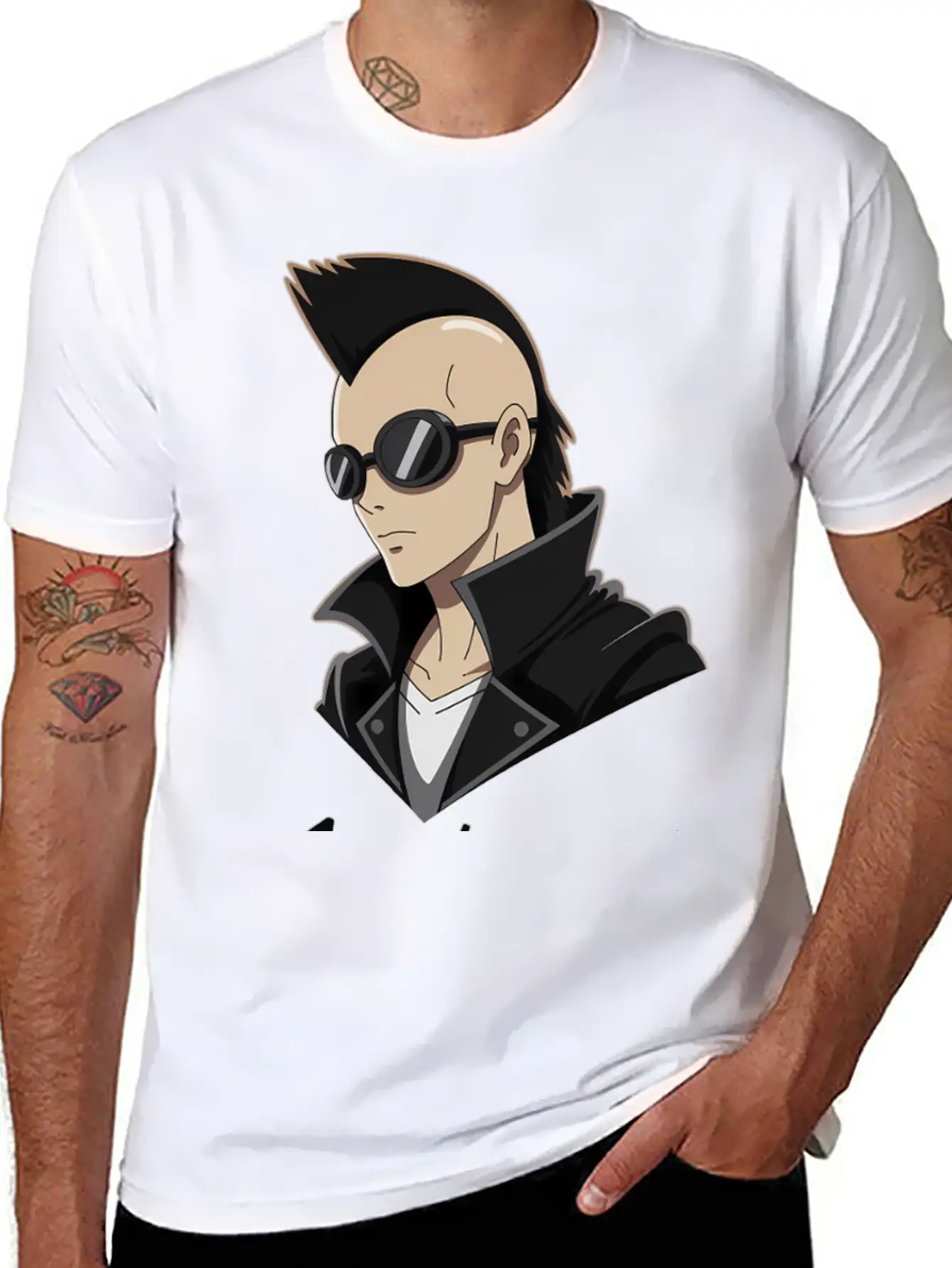 CRYPTO CYBER PUNK Basic Graphic T-Shirt – Daily Comfort In Soft Cotton