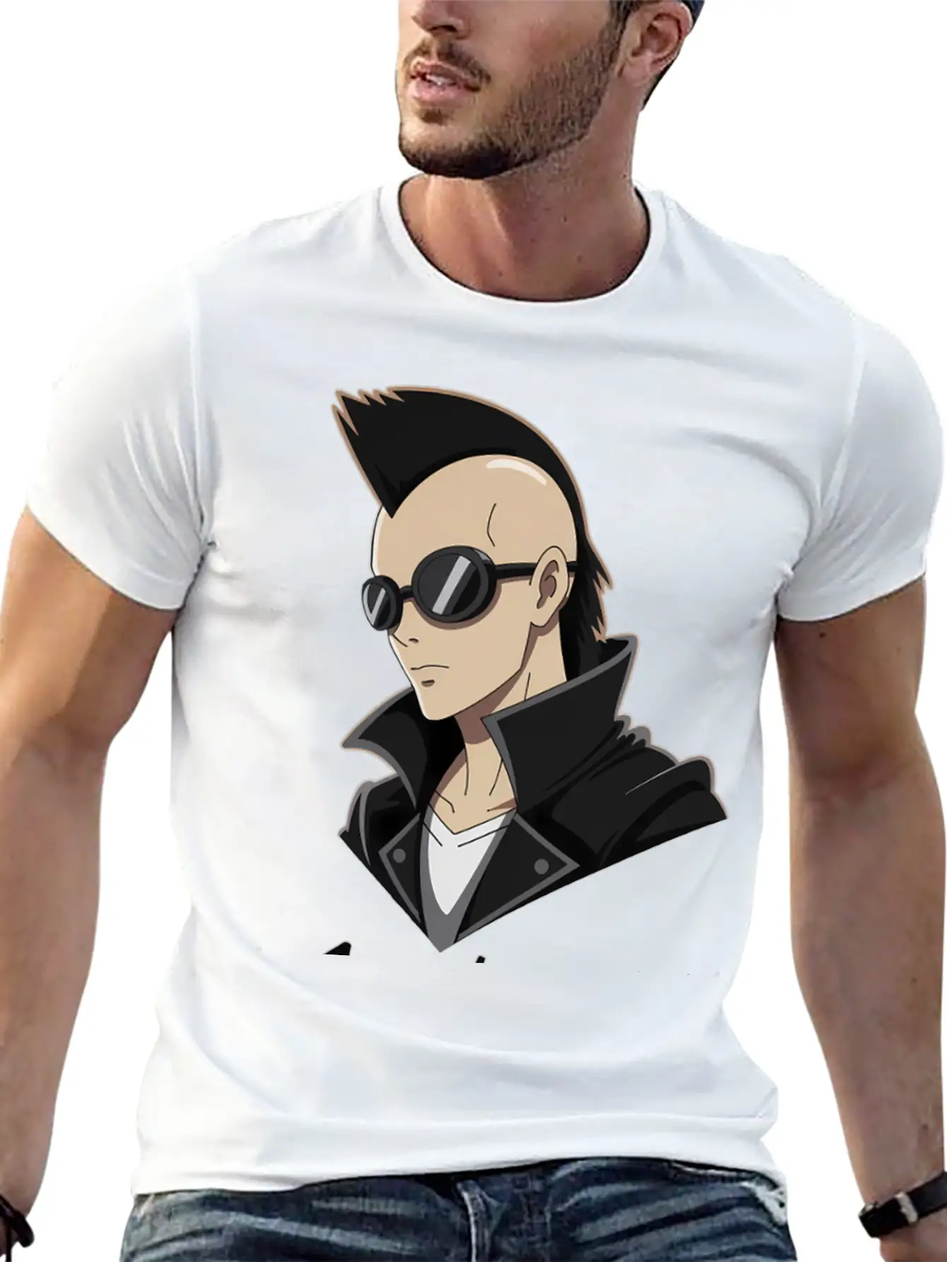 CRYPTO CYBER PUNK Basic Graphic T-Shirt – Daily Comfort In Soft Cotton