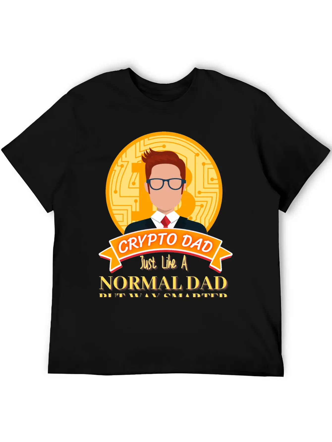 Crypto Dad Just Like A Normal Dad T-Shirt Essential Cotton Tee For Daily Outfits – Unisex Style