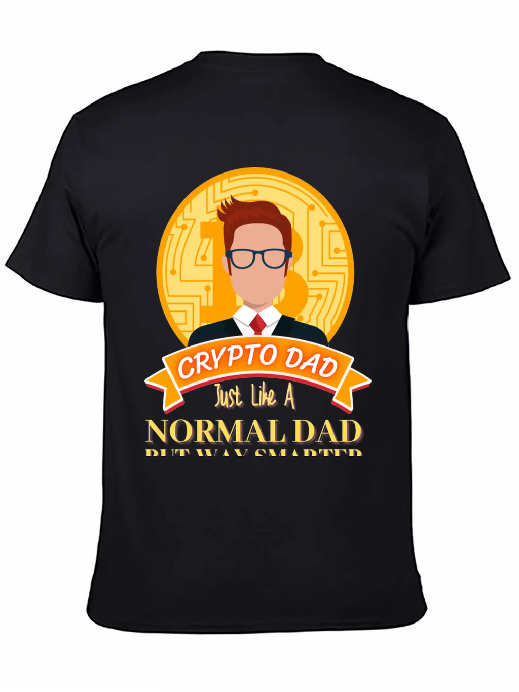 Crypto Dad Just Like A Normal Dad T-Shirt Essential Cotton Tee For Daily Outfits – Unisex Style