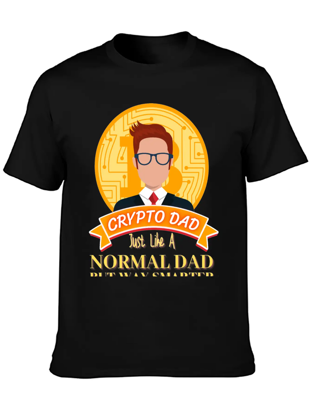 Crypto Dad Just Like A Normal Dad T-Shirt Essential Cotton Tee For Daily Outfits – Unisex Style
