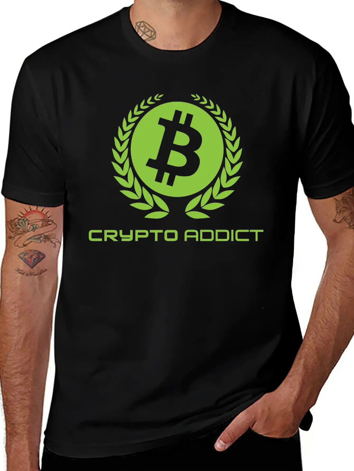 Cryptocurrency Addict | Bitcoin Trader Crypto Gift Classic Cotton Tee – Unisex Comfort For Any Season