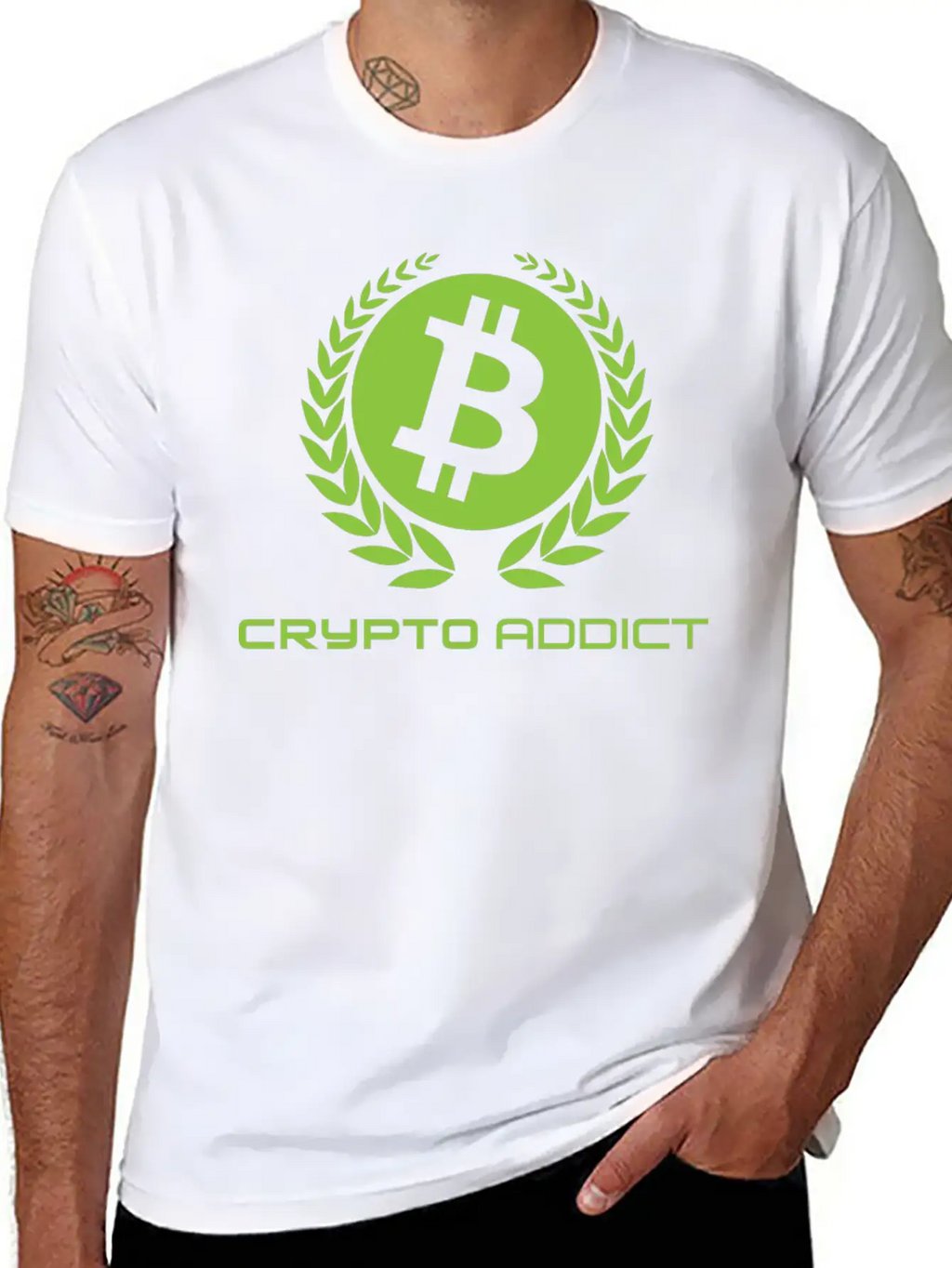 Cryptocurrency Addict | Bitcoin Trader Crypto Gift Classic Cotton Tee – Unisex Comfort For Any Season