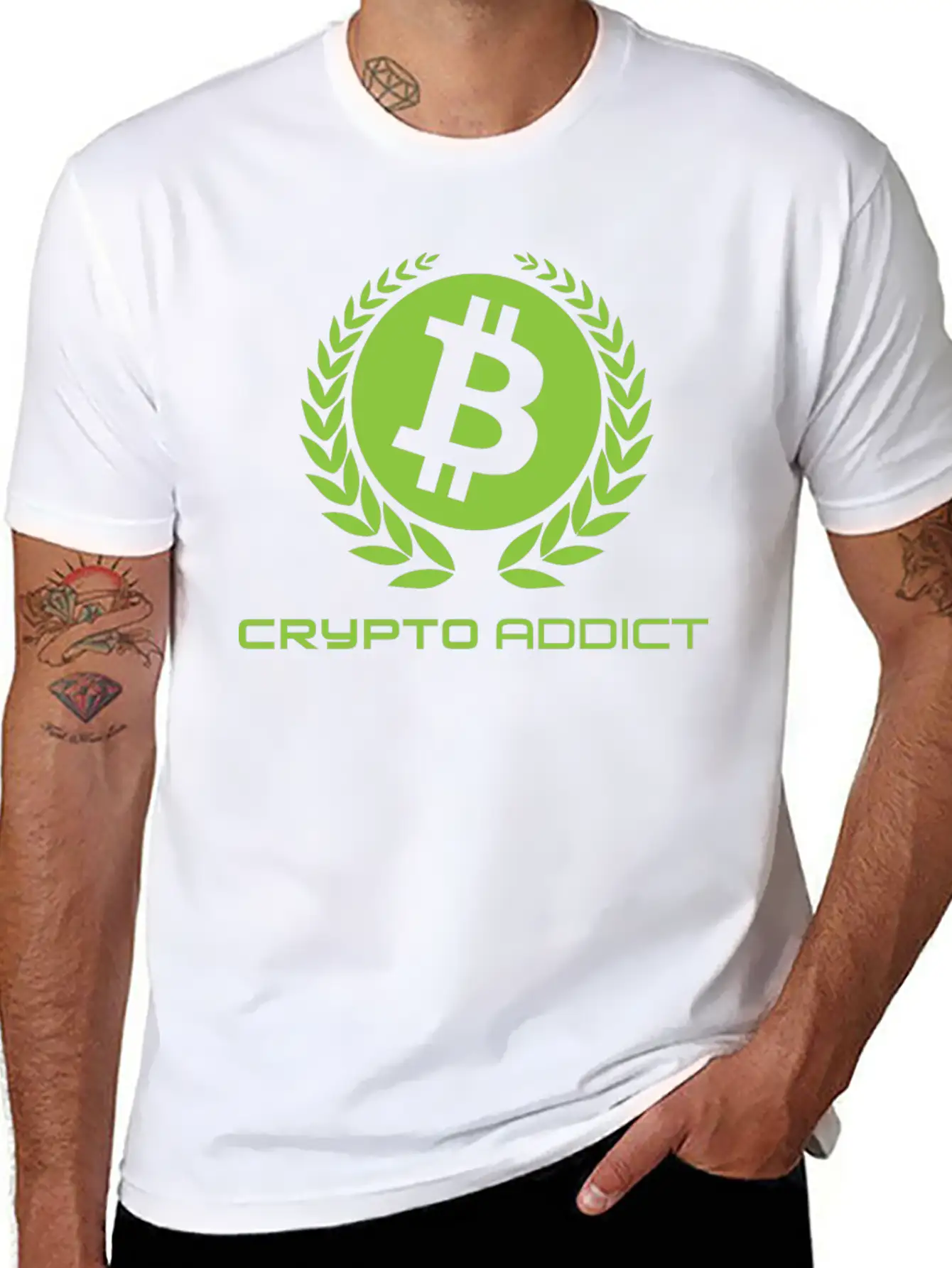 Cryptocurrency Addict | Bitcoin Trader Crypto Gift Classic Cotton Tee – Unisex Comfort For Any Season