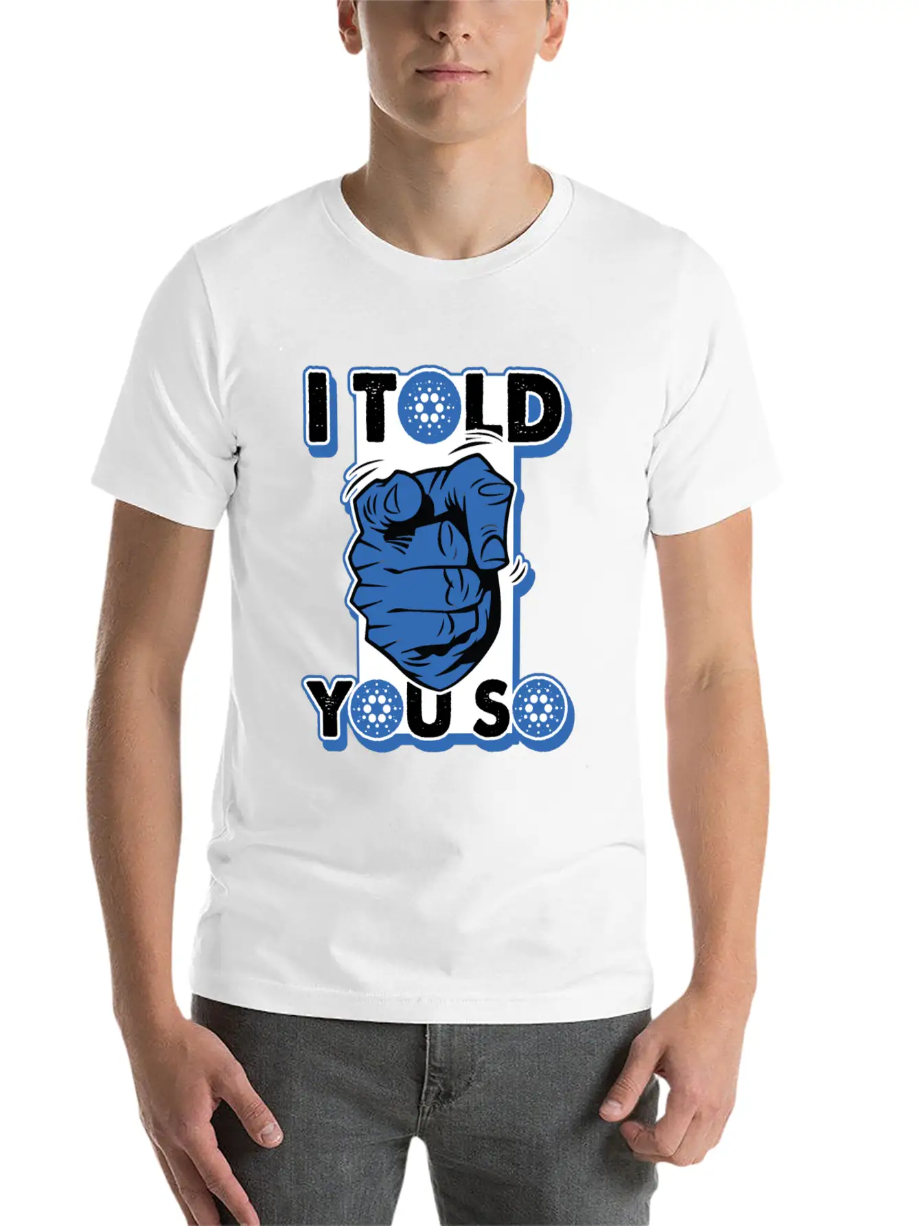 Cryptocurrency Cardano Ada Funny Fans T-shirt Breathable Graphic T-Shirt – Perfect For Casual Days