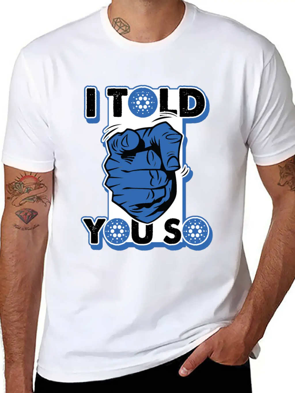 Cryptocurrency Cardano Ada Funny Fans T-shirt Breathable Graphic T-Shirt – Perfect For Casual Days