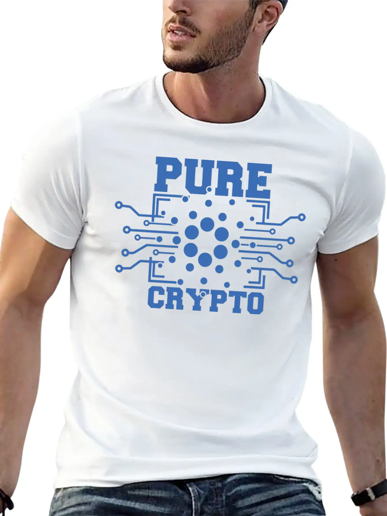 Cryptocurrency Cardano Ada Funny Fans T-shirt Timeless Short Sleeve Tee – Comfy And Minimalist Design