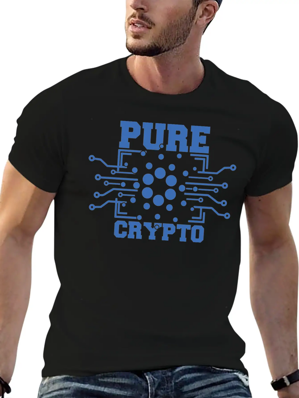 Cryptocurrency Cardano Ada Funny Fans T-shirt Timeless Short Sleeve Tee – Comfy And Minimalist Design
