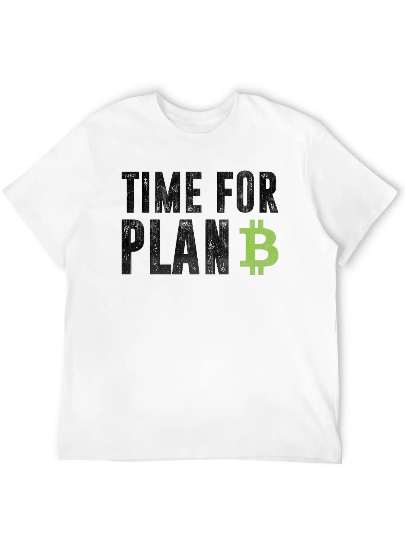 Cryptocurrency Shirt - Bitcoin Time For Plan B Relaxed Everyday Tee – Lightweight And Durable Cotton