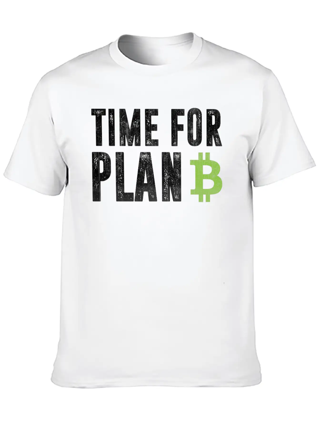 Cryptocurrency Shirt - Bitcoin Time For Plan B Relaxed Everyday Tee – Lightweight And Durable Cotton