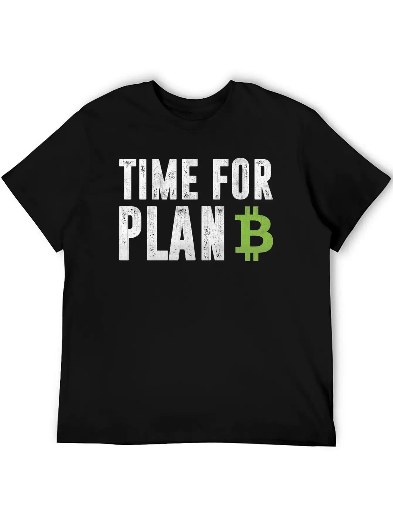 Cryptocurrency Shirt - Bitcoin Time For Plan B Relaxed Everyday Tee – Lightweight And Durable Cotton