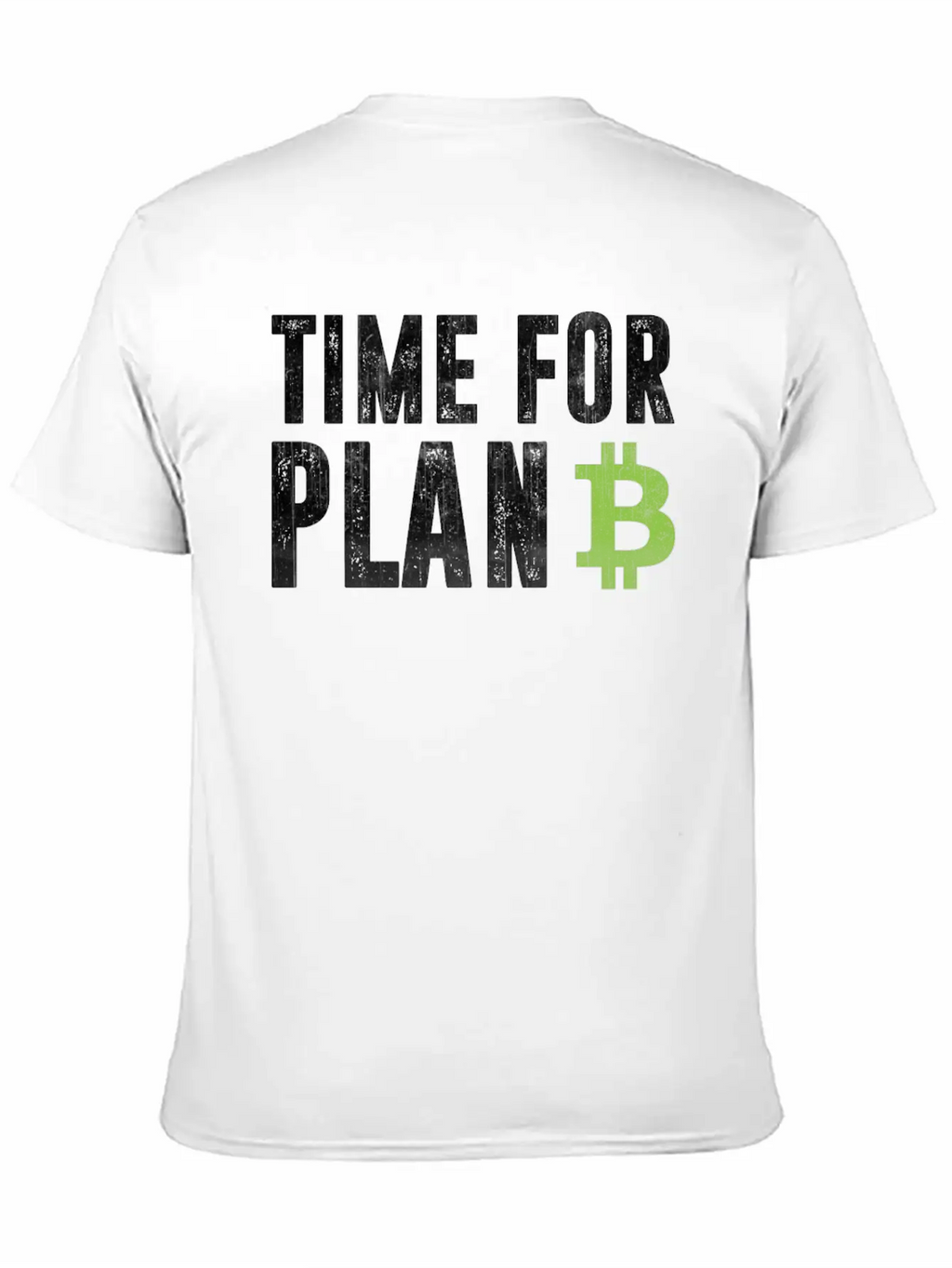Cryptocurrency Shirt - Bitcoin Time For Plan B Relaxed Everyday Tee – Lightweight And Durable Cotton