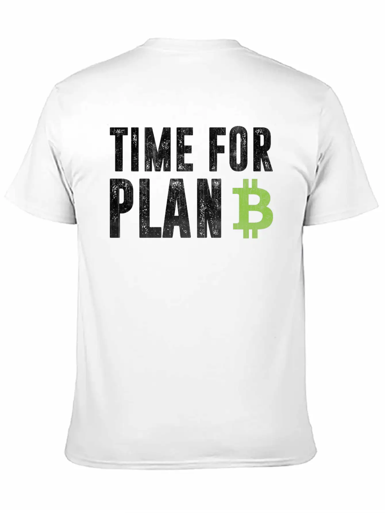 Cryptocurrency Shirt - Bitcoin Time For Plan B Relaxed Everyday Tee – Lightweight And Durable Cotton