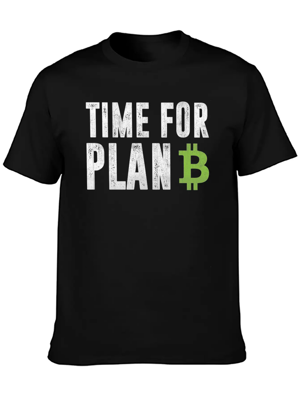 Cryptocurrency Shirt - Bitcoin Time For Plan B Relaxed Everyday Tee – Lightweight And Durable Cotton