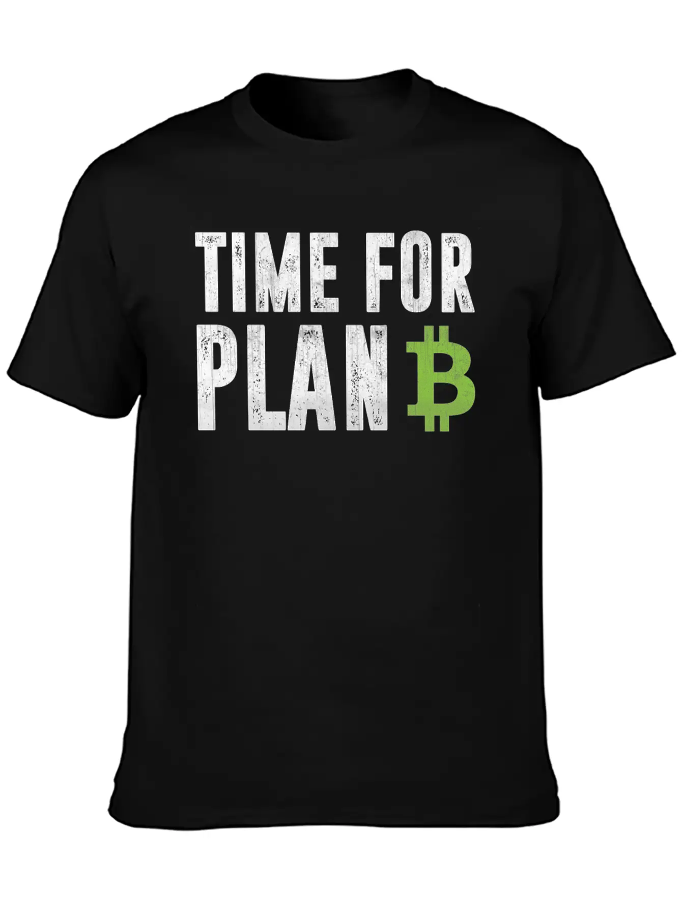 Cryptocurrency Shirt - Bitcoin Time For Plan B Relaxed Everyday Tee – Lightweight And Durable Cotton