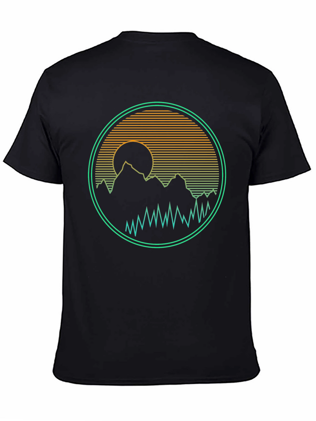 Retro Mountain Sunset Graphic Tee