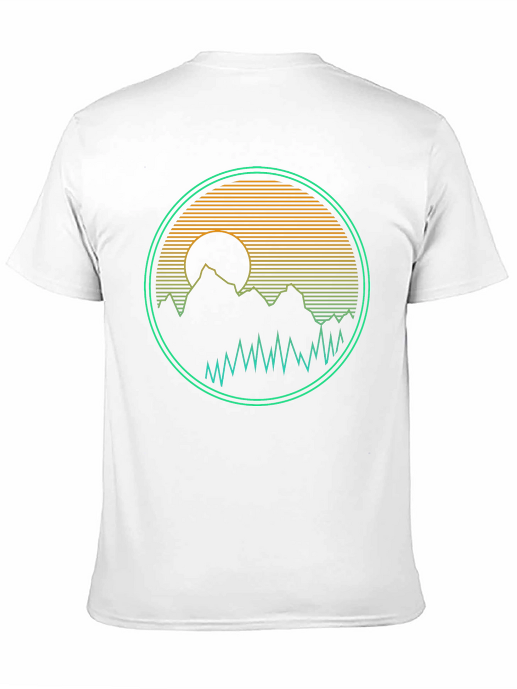 Retro Mountain Sunset Graphic Tee