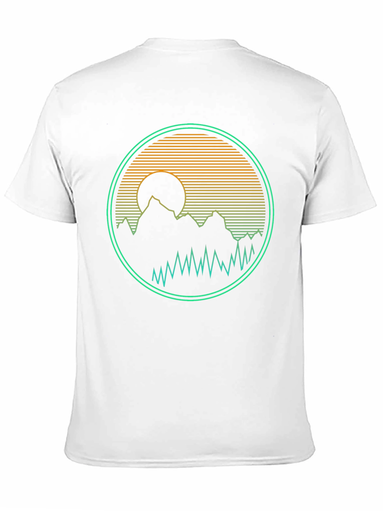 Retro Mountain Sunset Graphic Tee