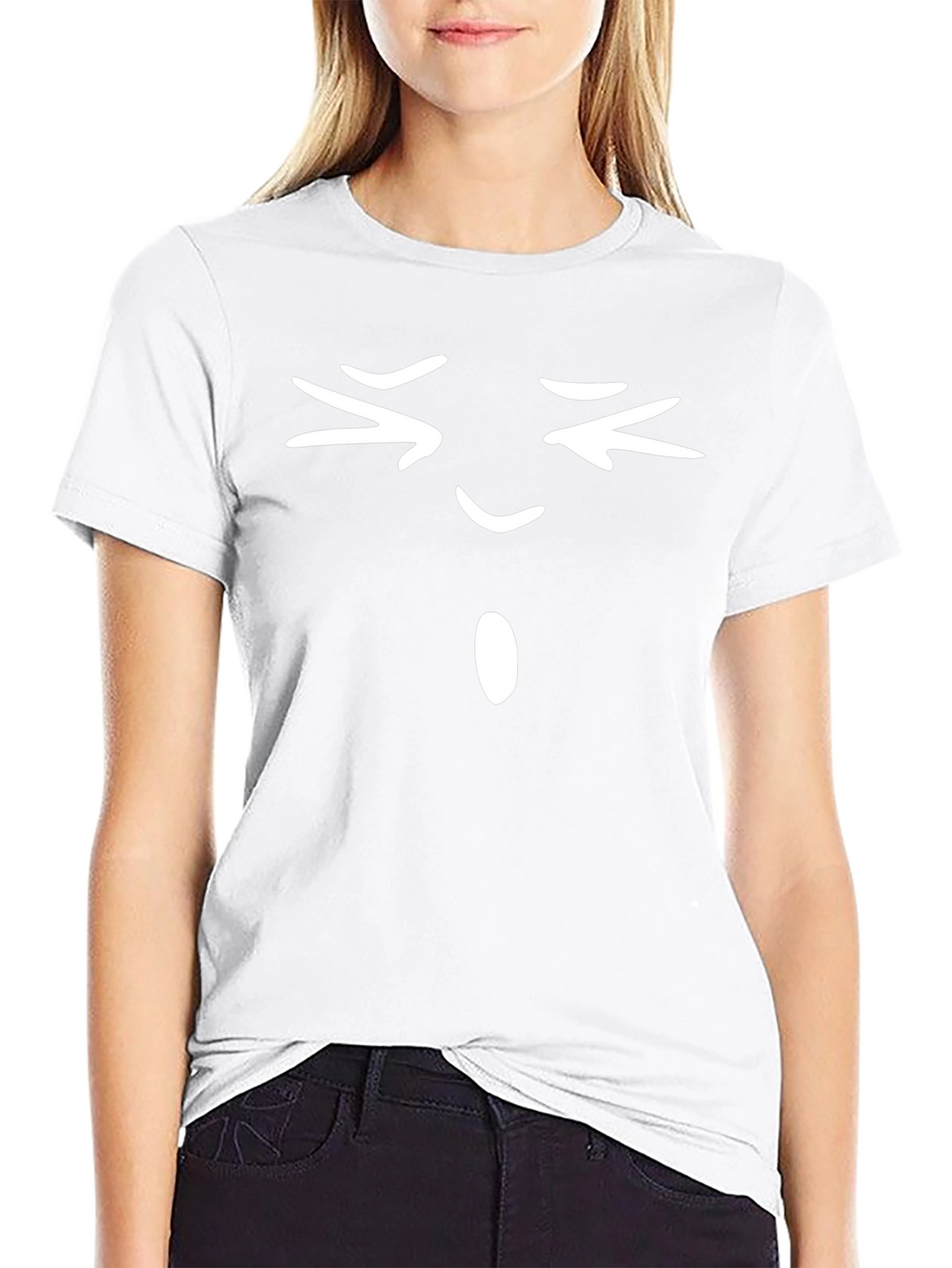 Funny Emoji Face Black T-Shirt