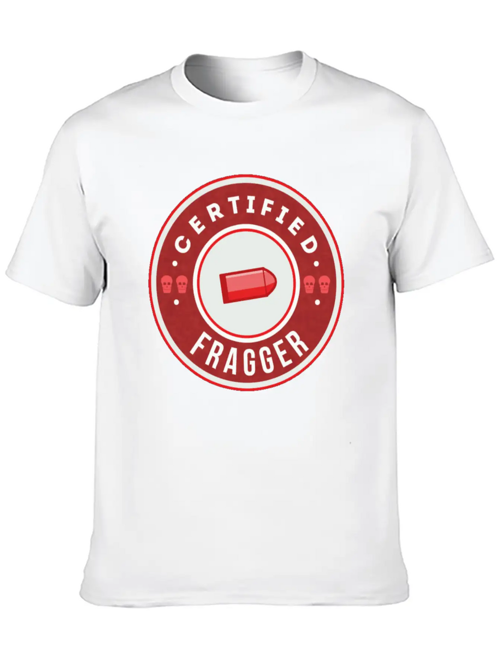 CSGO Certified Fragger Breathable Graphic T-Shirt – Perfect For Casual Days