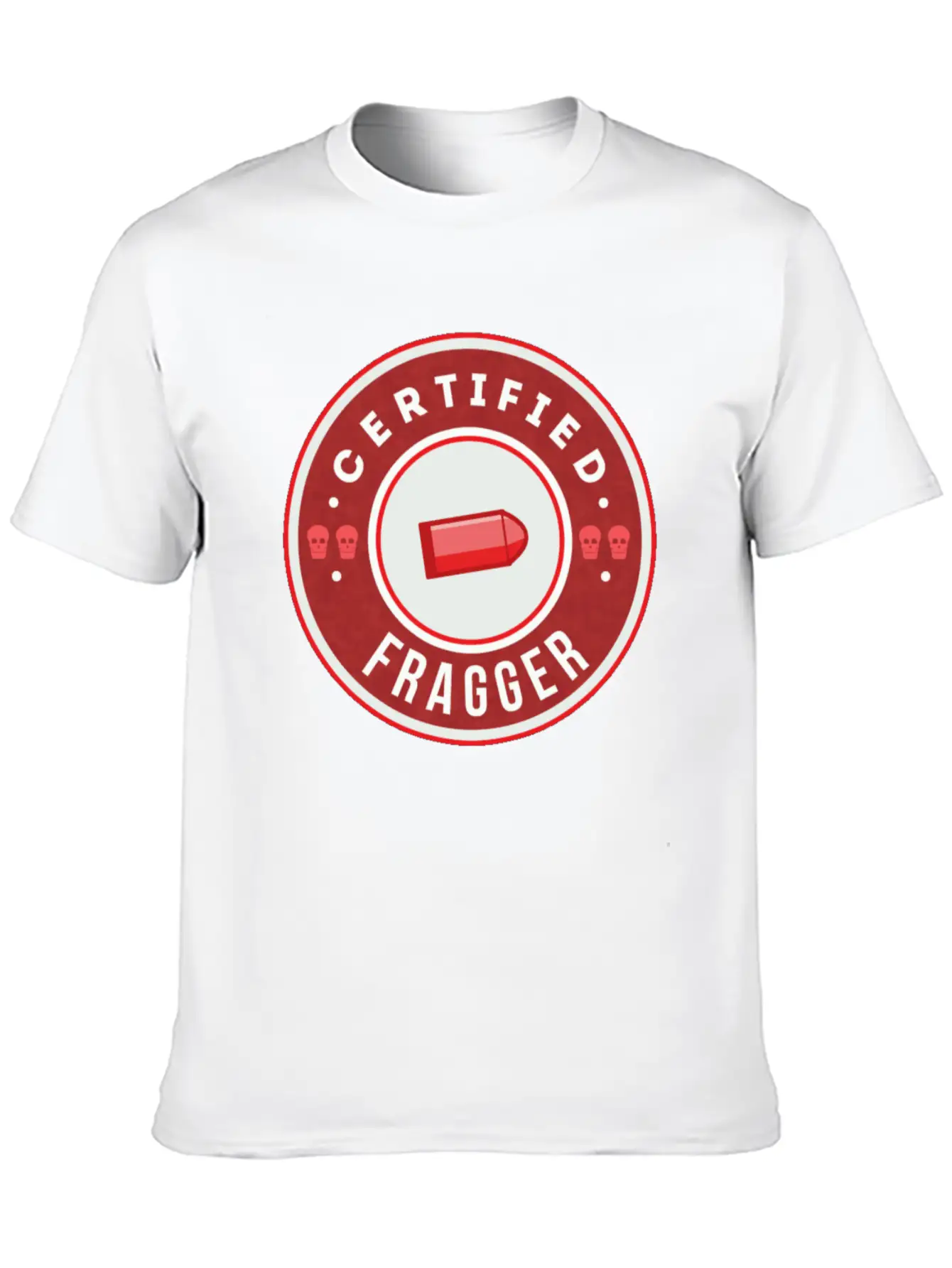 CSGO Certified Fragger Breathable Graphic T-Shirt – Perfect For Casual Days