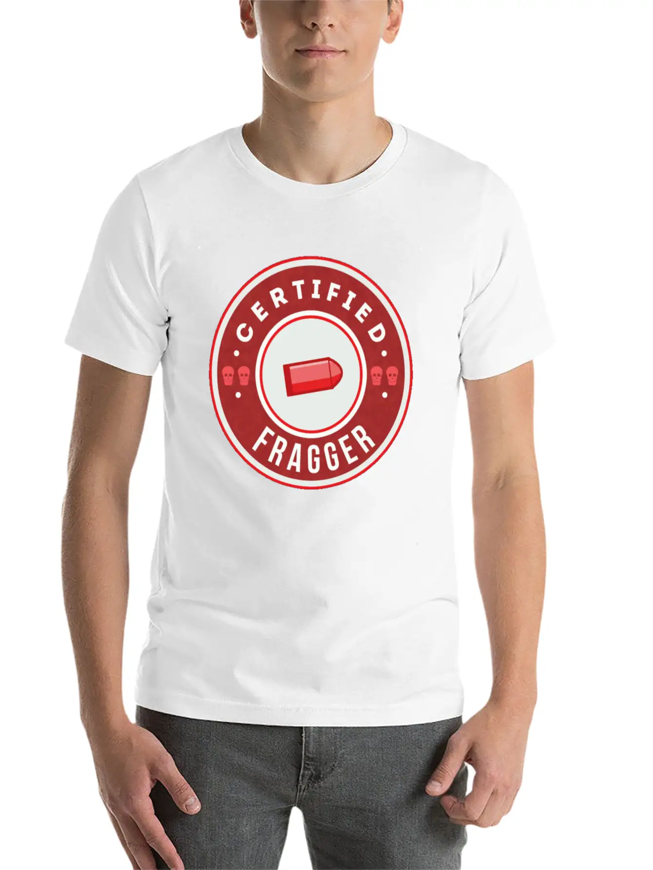 CSGO Certified Fragger Breathable Graphic T-Shirt – Perfect For Casual Days