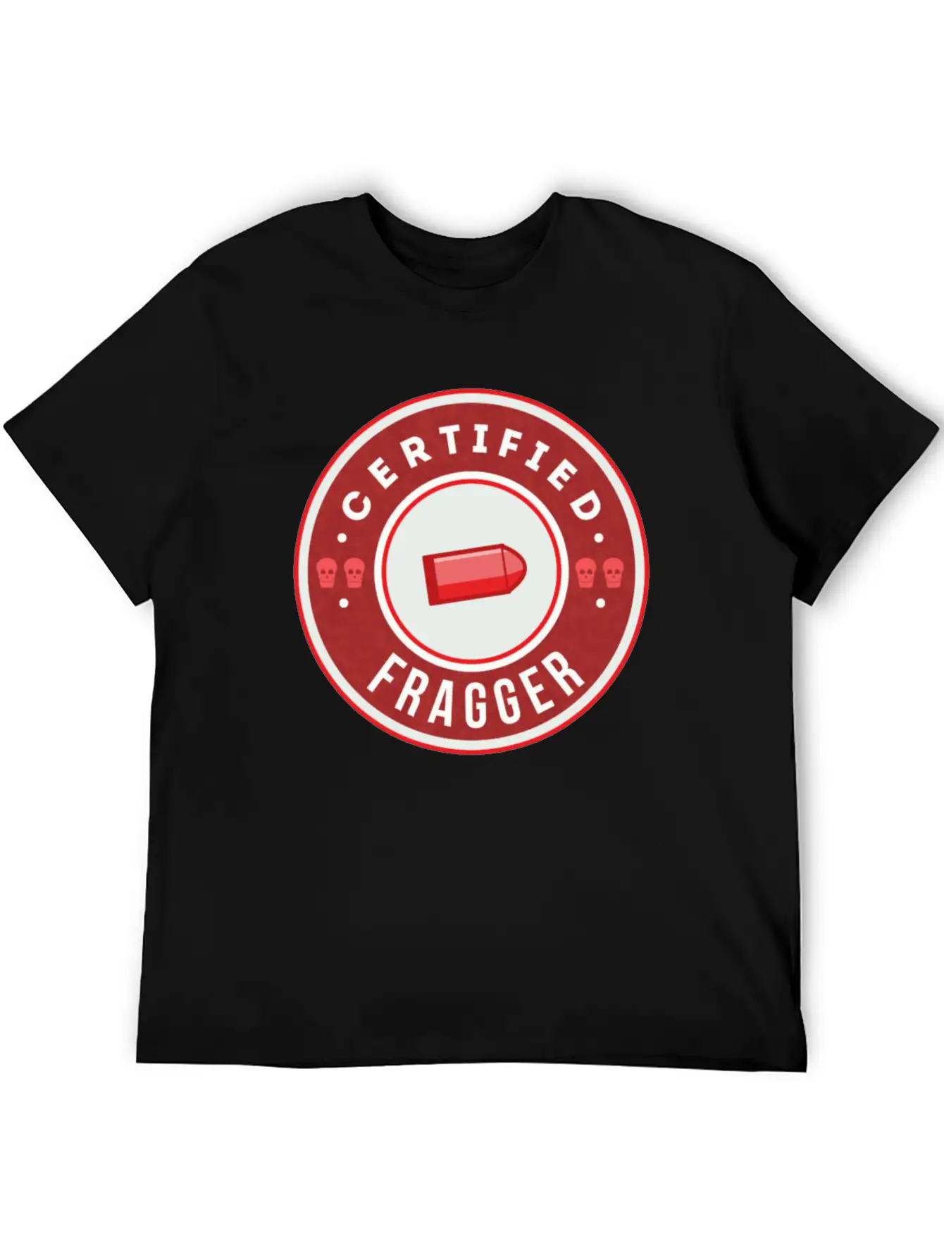 CSGO Certified Fragger Breathable Graphic T-Shirt – Perfect For Casual Days