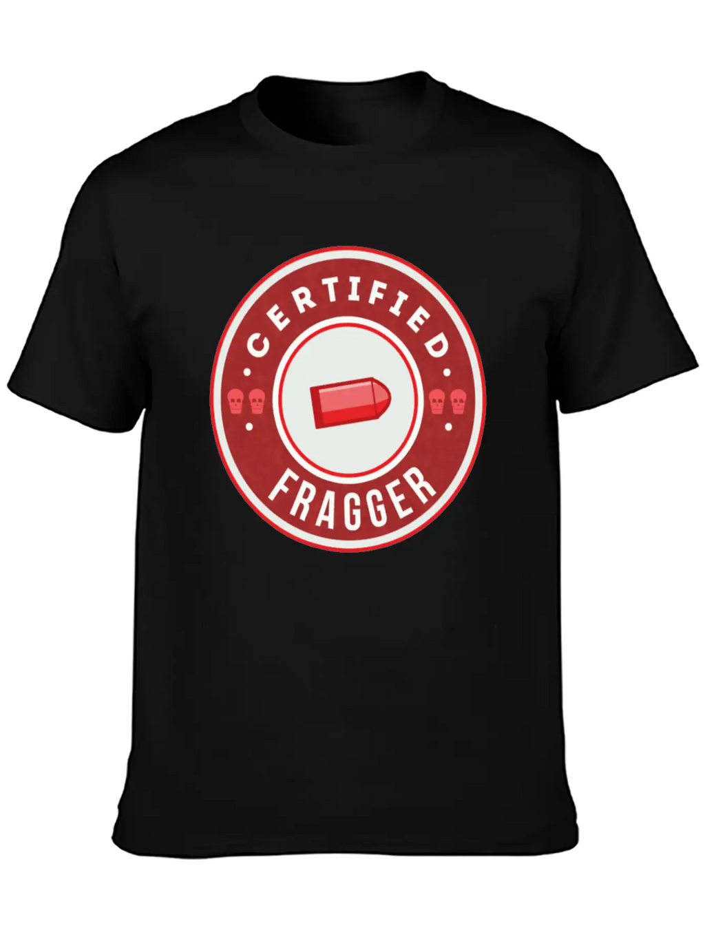 CSGO Certified Fragger Breathable Graphic T-Shirt – Perfect For Casual Days