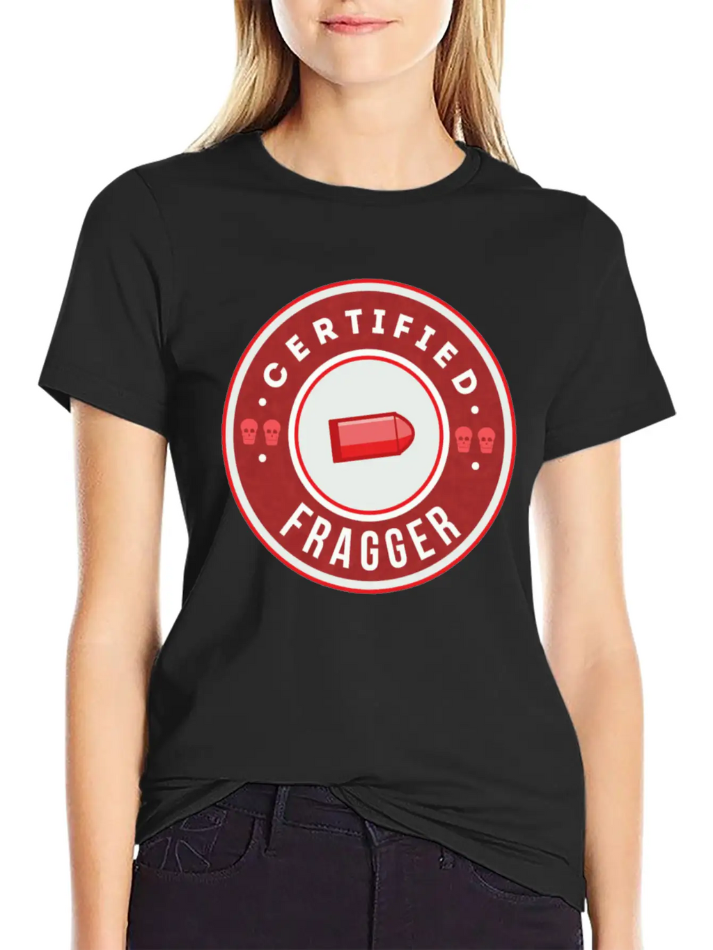 CSGO Certified Fragger Breathable Graphic T-Shirt – Perfect For Casual Days