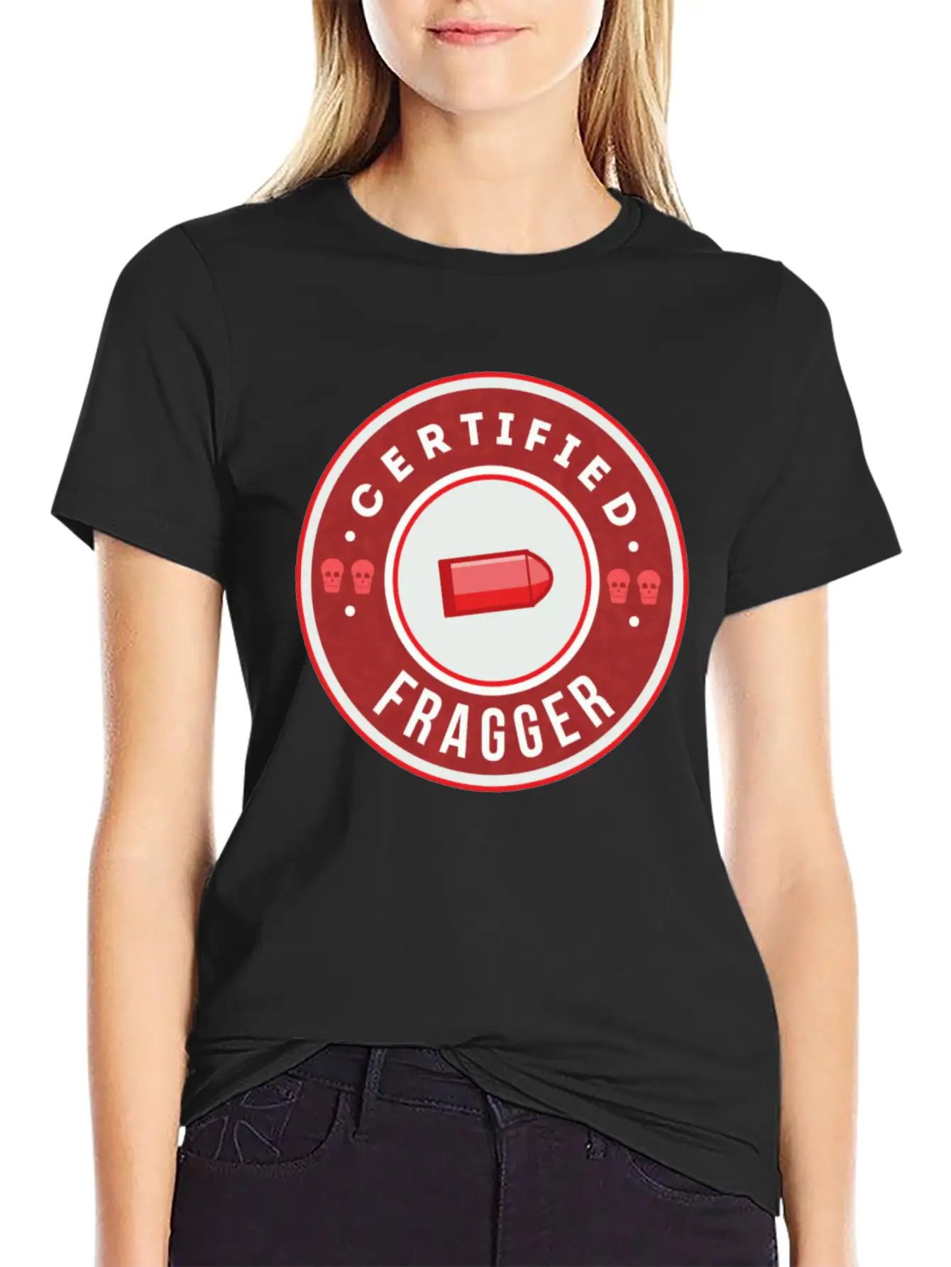 CSGO Certified Fragger Breathable Graphic T-Shirt – Perfect For Casual Days