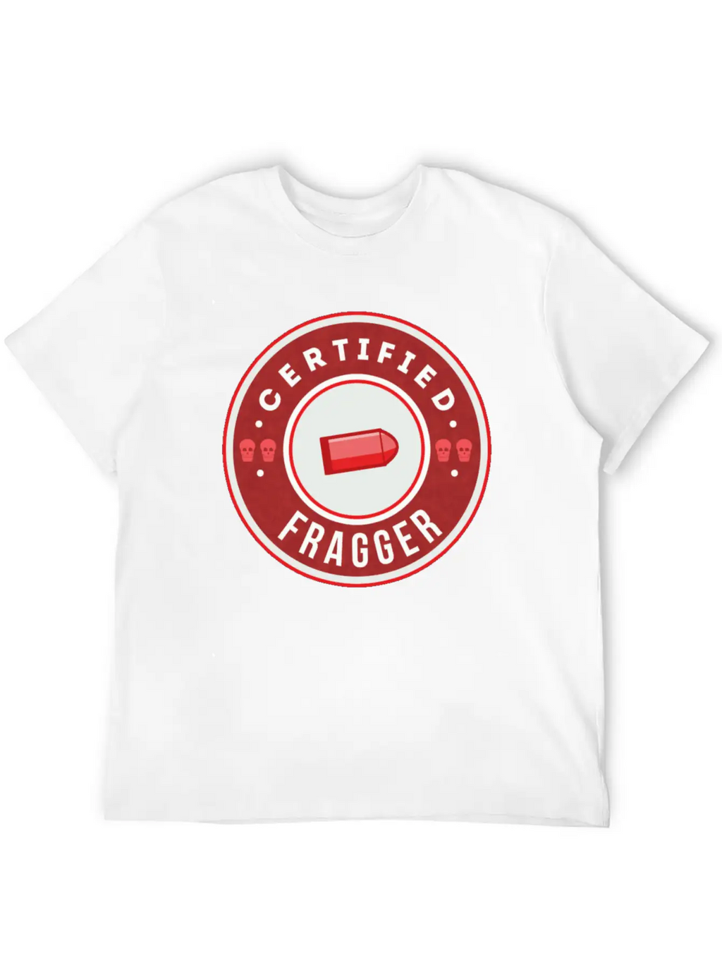 CSGO Certified Fragger Breathable Graphic T-Shirt – Perfect For Casual Days