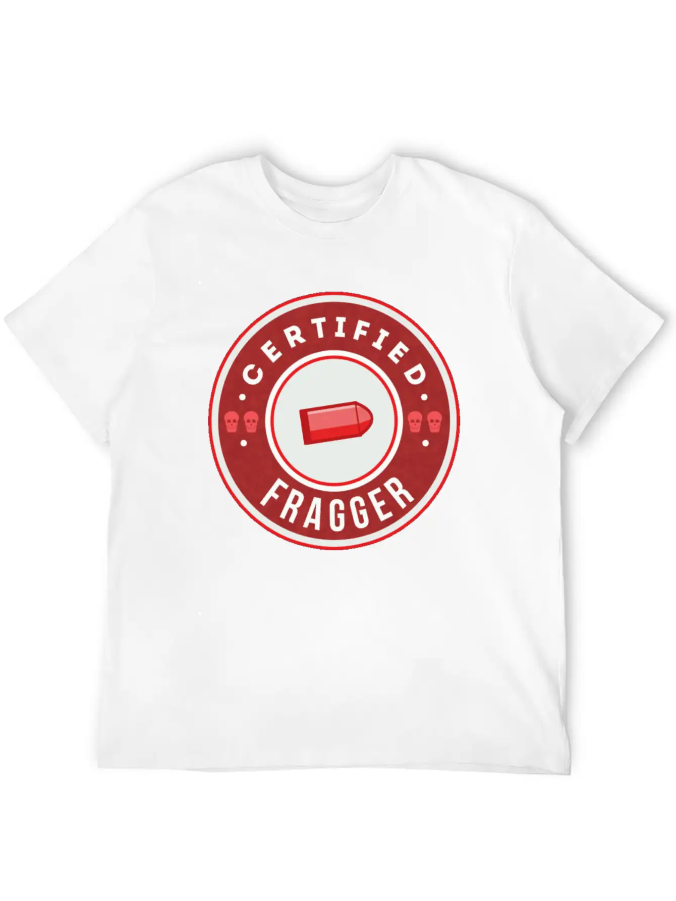 CSGO Certified Fragger Breathable Graphic T-Shirt – Perfect For Casual Days