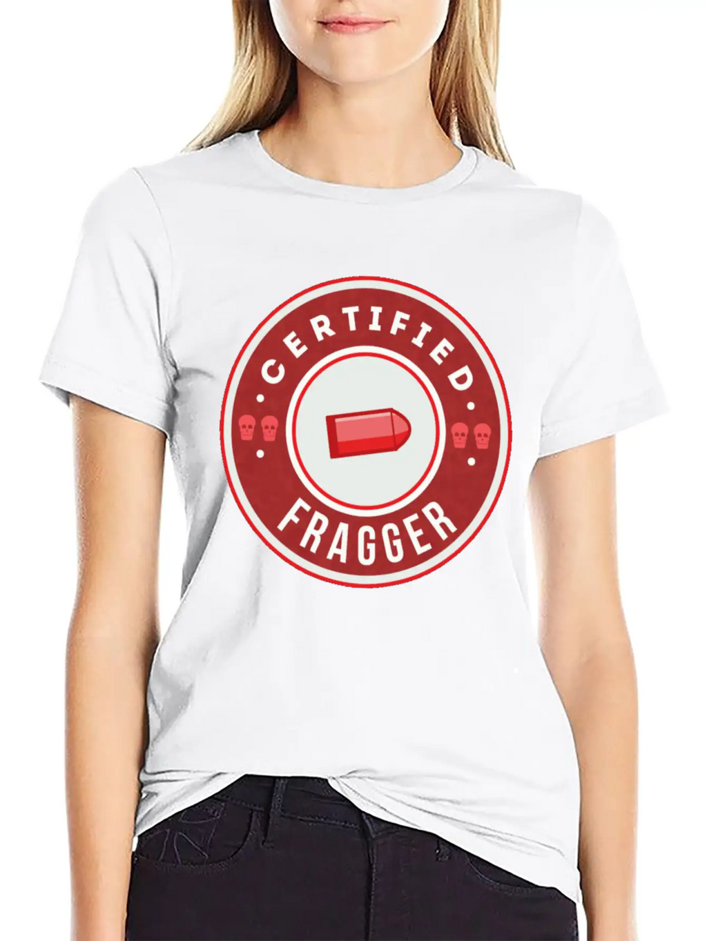 CSGO Certified Fragger Breathable Graphic T-Shirt – Perfect For Casual Days