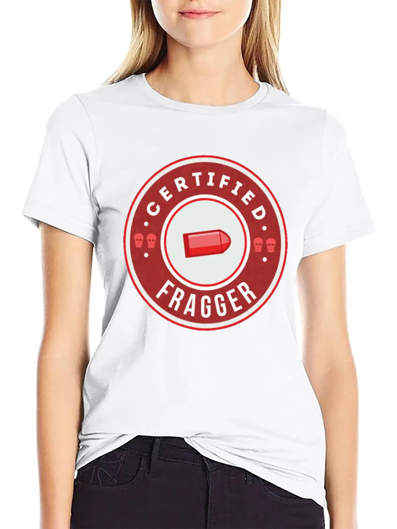 CSGO Certified Fragger Breathable Graphic T-Shirt – Perfect For Casual Days