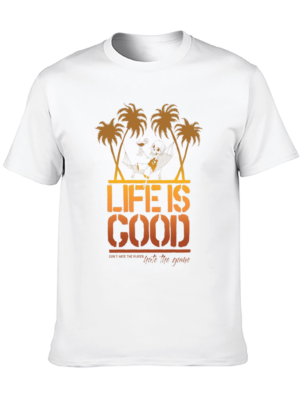 Life is Good Palm Tree Graphic Tee