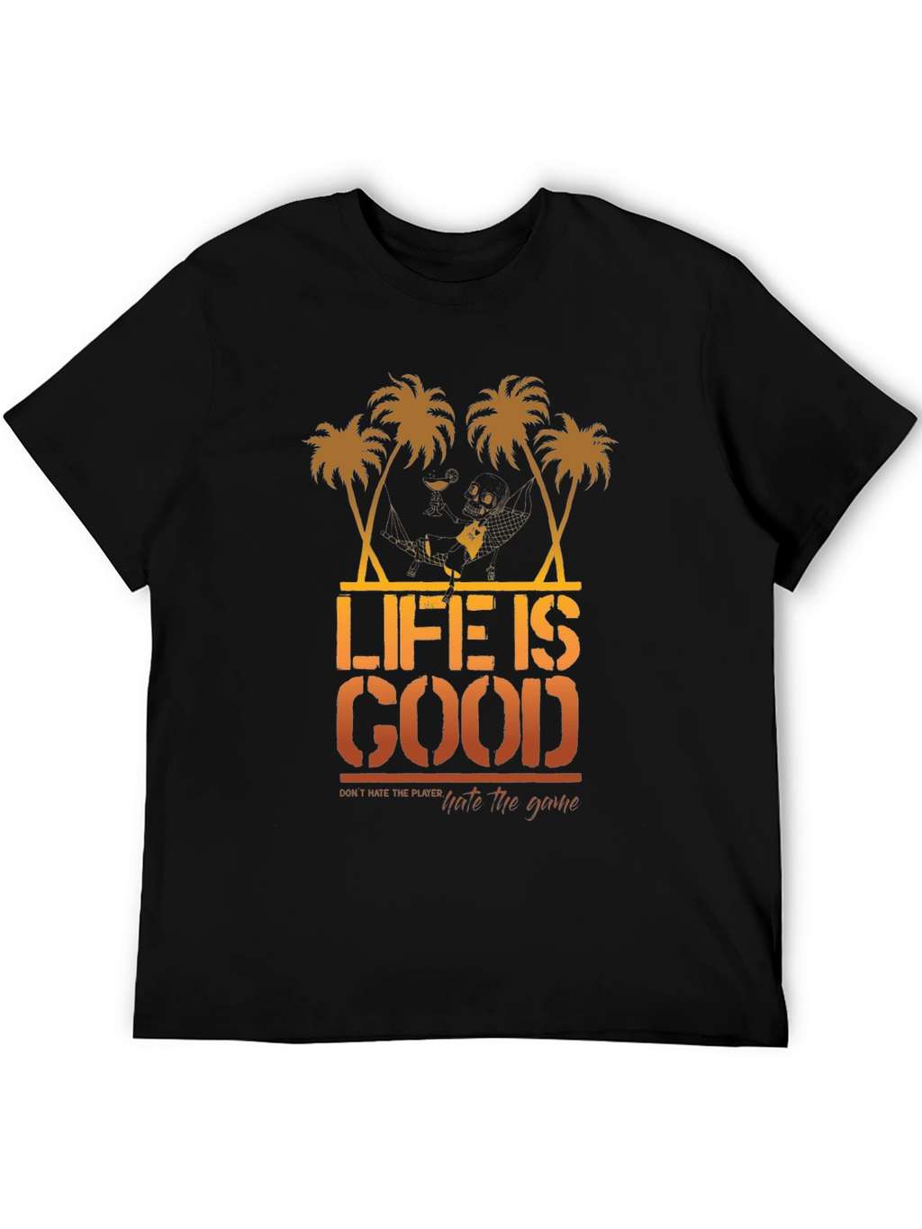 Life is Good Palm Tree Graphic Tee