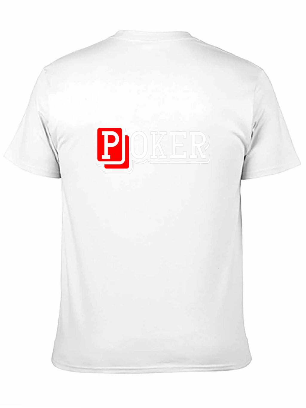 Poker Graphic T-Shirt - Black Cotton Blend