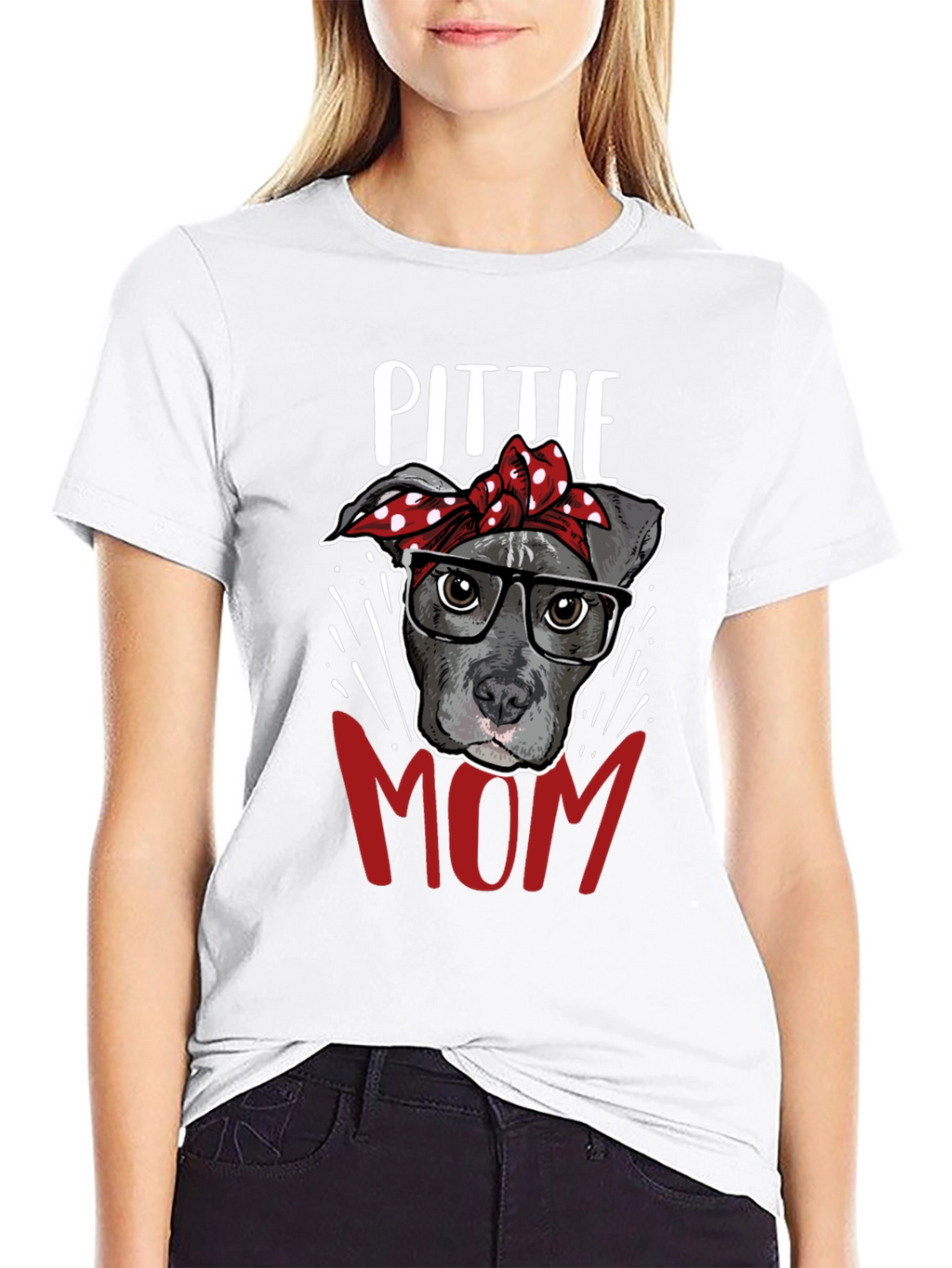 Pitbull Mom T-Shirt - Dog Lover Tee