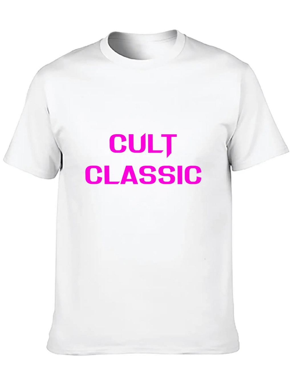 CULT CLASSIC (PINK PRINT) Timeless Short Sleeve Tee – Comfy And Minimalist Design