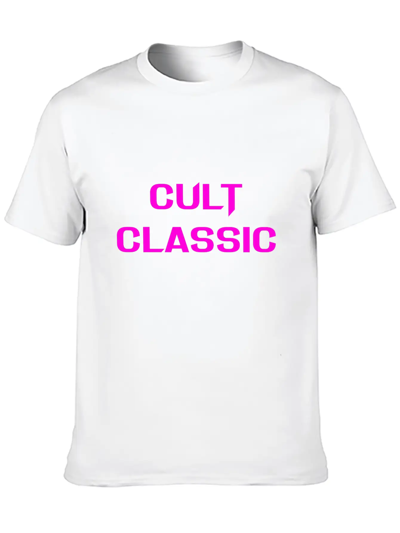 CULT CLASSIC (PINK PRINT) Timeless Short Sleeve Tee – Comfy And Minimalist Design