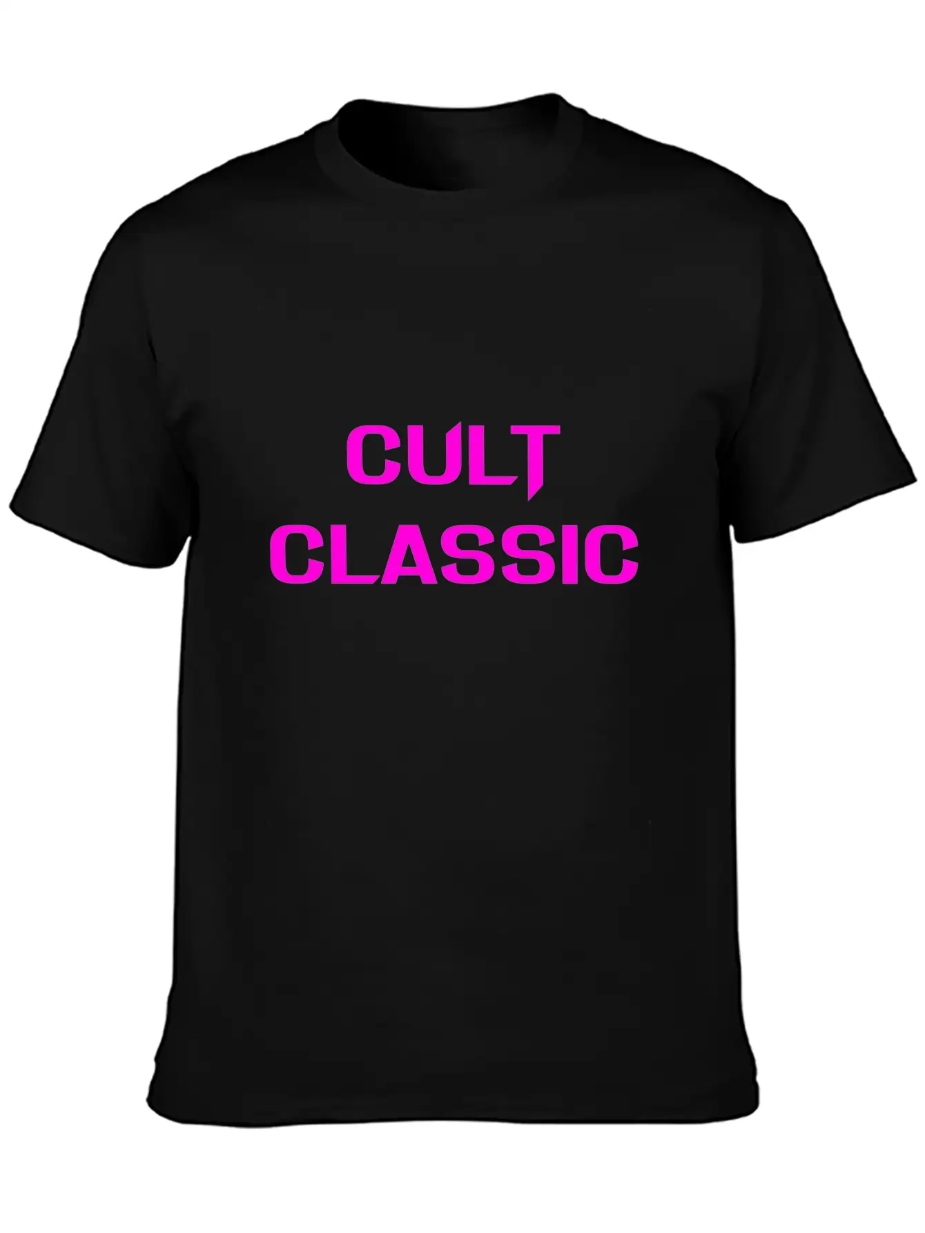 CULT CLASSIC (PINK PRINT) Timeless Short Sleeve Tee – Comfy And Minimalist Design