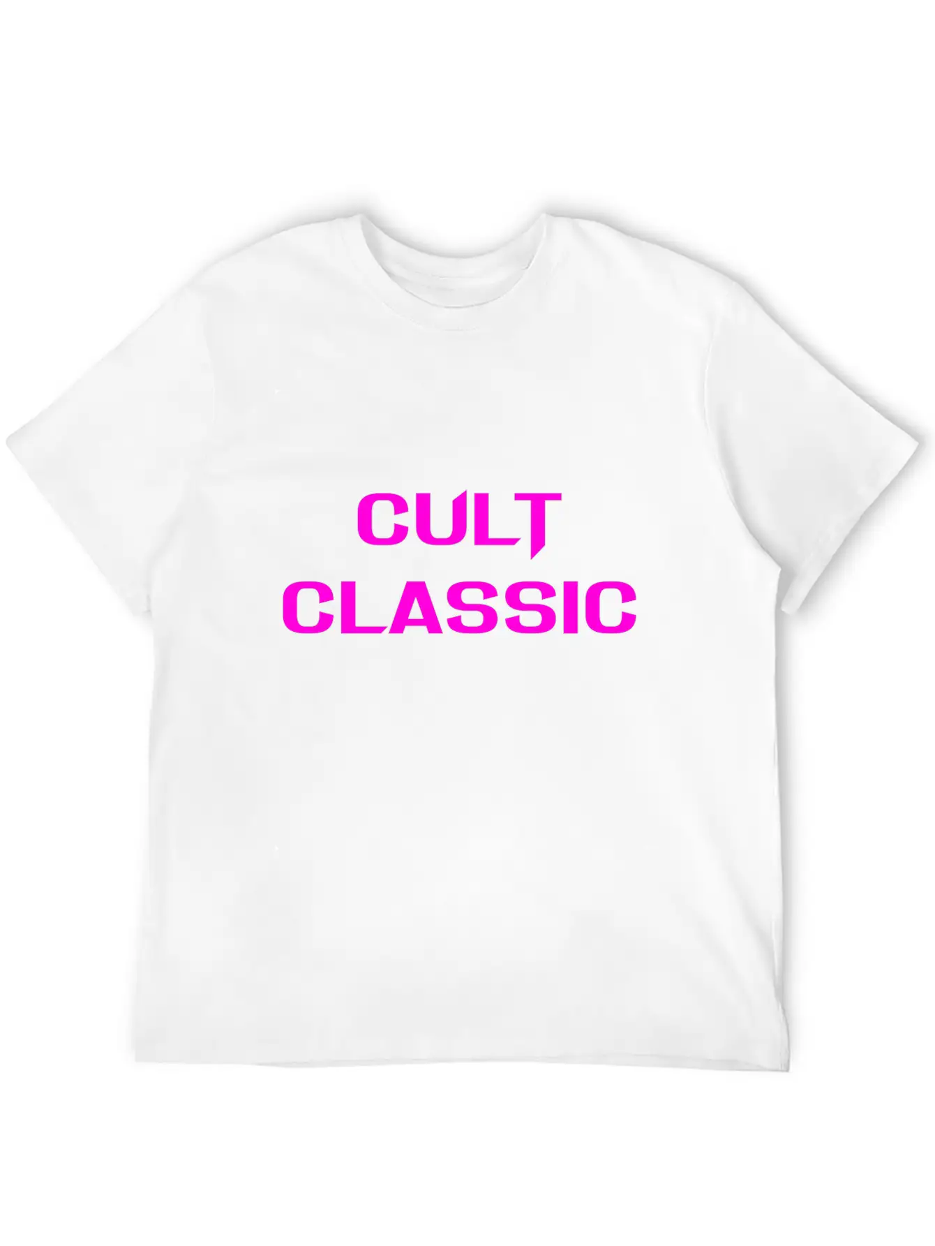 CULT CLASSIC (PINK PRINT) Timeless Short Sleeve Tee – Comfy And Minimalist Design
