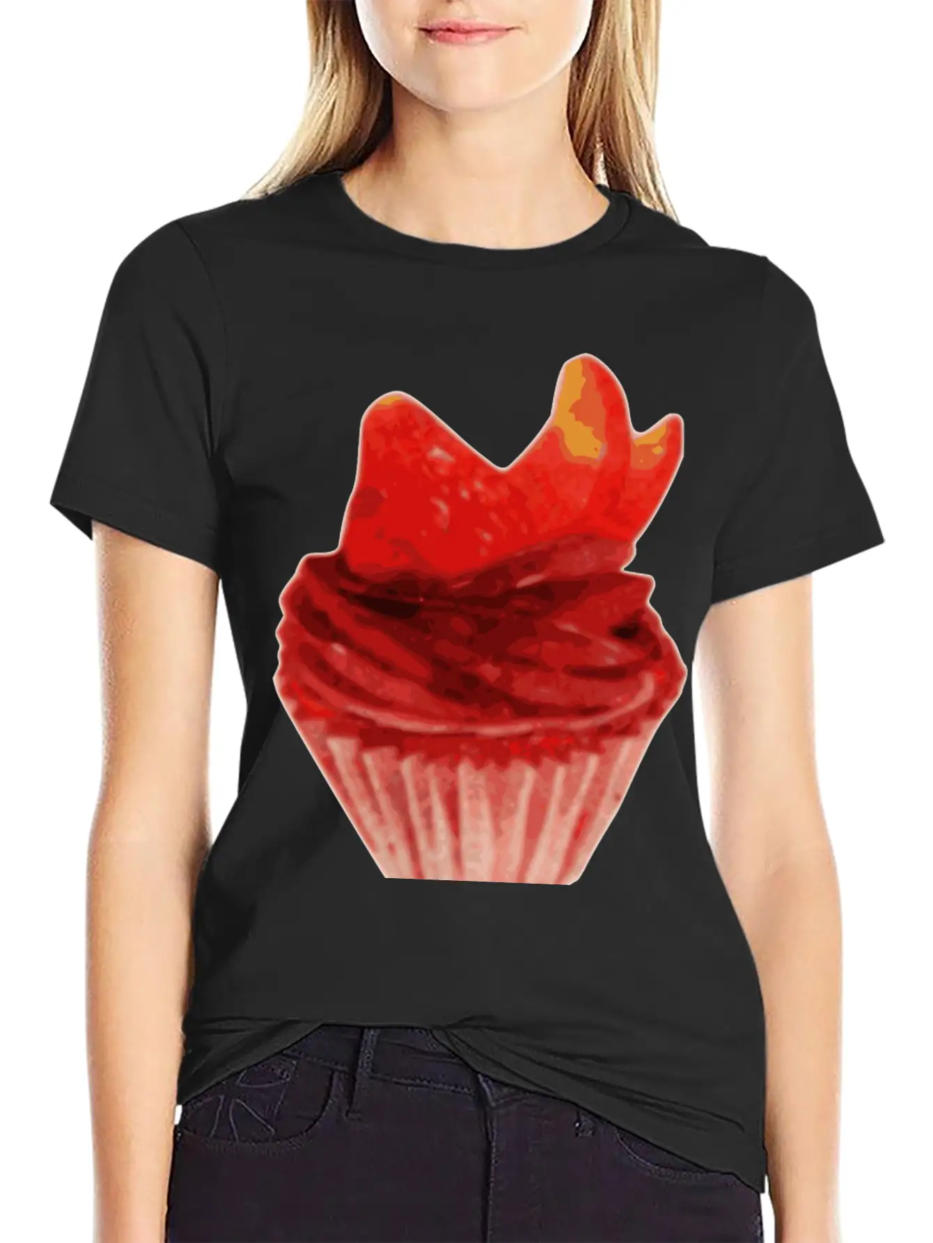 Cupcake Relaxed Everyday Tee – Lightweight And Durable Cotton