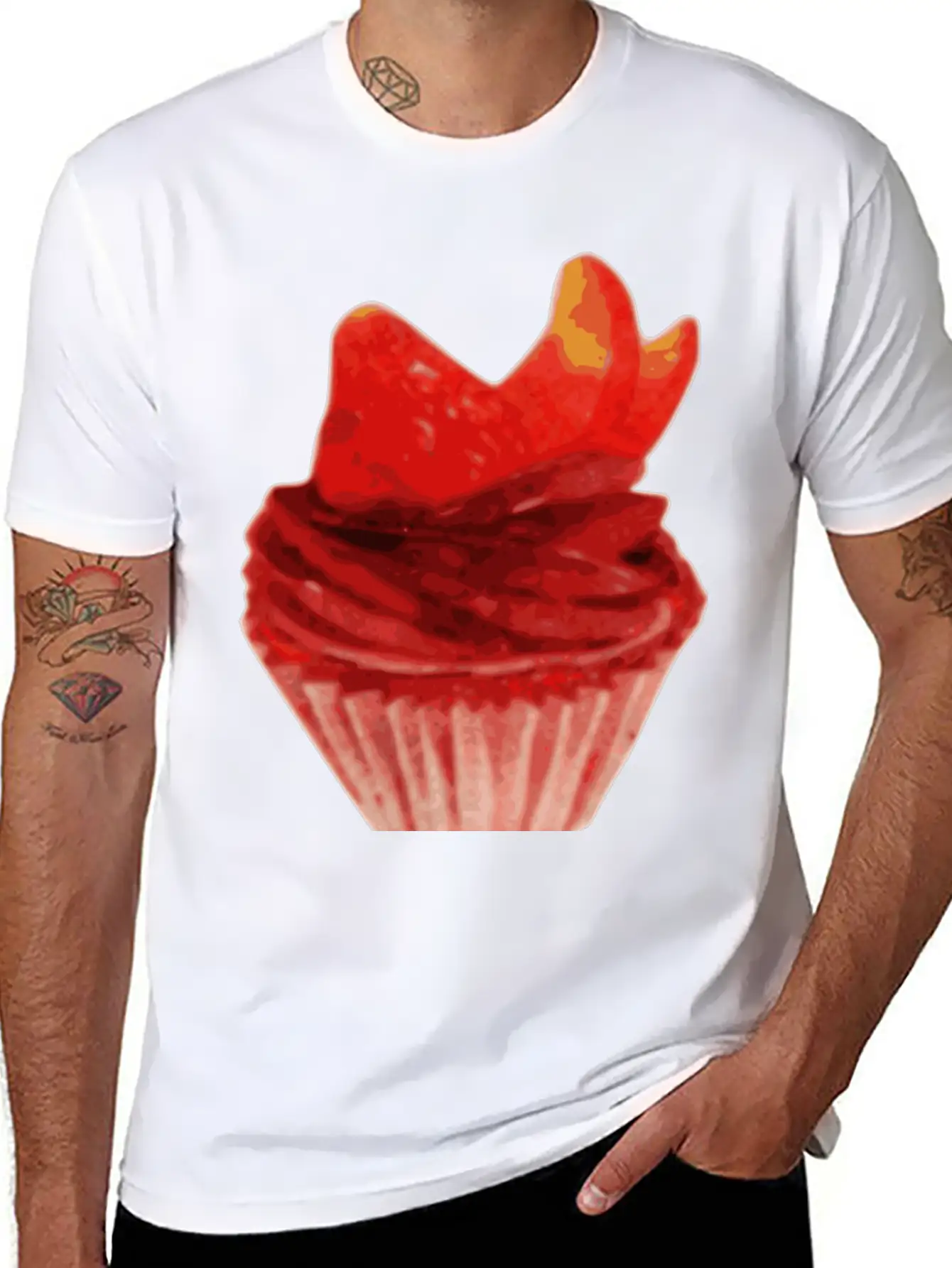 Cupcake Relaxed Everyday Tee – Lightweight And Durable Cotton
