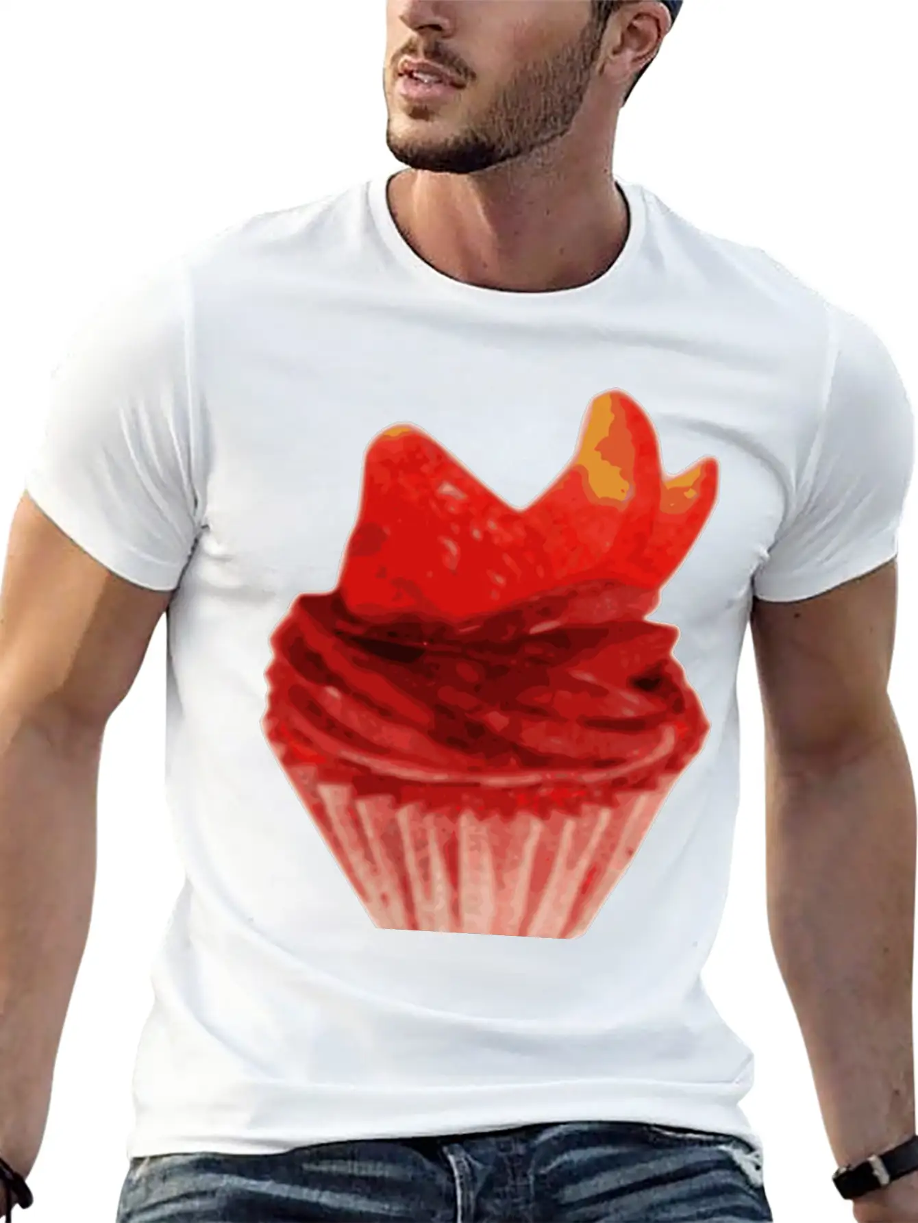 Cupcake Relaxed Everyday Tee – Lightweight And Durable Cotton